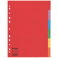 PRZEKŁADKI KARTONOWE ESSELTE A4 6 KART