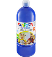 Farba tempera Carioca 1000ml granatowa