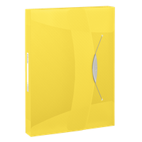 TECZKA Z GUMKĄ ESSELTE VIVIDA A4/40mm ŻÓŁTA