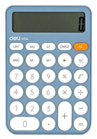 Kalkulator Deli M124 niebieski