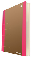 Notatnik Donau Life 165x230mm 80k kratka różowy
