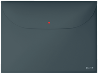 Teczka kopertowa Leitz Cosy A4 2 przegródki szara