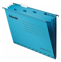 Teczki zawieszane Esselte Classic A4 (z przekładkami) niebieskie (10)