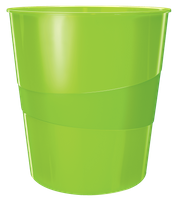 Kosz na śmieci Leitz Wow 15L zielony