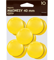 Magnesy do tablic Grand śr.40mm żółte (10)