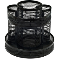 Przybornik na biurko Grand GR-254 metalowy czarny