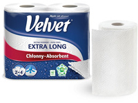 Ręcznik w rolce Velvet Czysta biel 2w celuloza białe (2)
