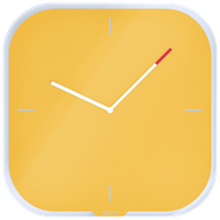 ZEGAR ŚCIENNY LEITZ COSY ŻÓŁTY