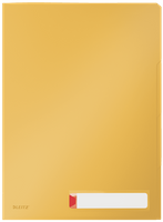 Folder PP Leitz Cosy A4/200µm 3 przegródki żółty