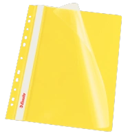 SKOROSZYT WPINANY ESSELTE A4 PP ŻÓŁTY (10)