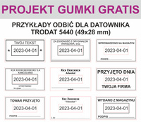 DATOWNIK TRODAT 5440 ISO 4 MM 49X28 MM WKŁADKA MIX
74570