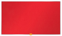 TABLICA TEKSTYLNA NOBO 32" (71x40cm) CZERWONA