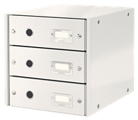 POJEMNIK 3 SZUFLADY LEITZ C&S BIAŁY