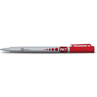 PIÓRO KULKOWE RYSTOR PK7 0.7mm CZERWONE