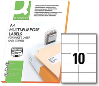 Etykiety Q-Connect A4 105x57mm białe (100)