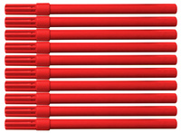 Flamastry Office Products 1.0mm czerwone (10)
