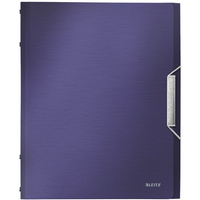 TECZKA Z GUMKĄ LEITZ STYLE 12 PRZEKŁADEK BŁĘKITNA