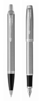 Pióro wieczne i długopis Parker IM Stainless Steel CT + etui