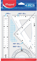 Zestaw Maped Start: linijka 20cm 2 ekierki kątomierz