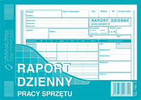 RAPORT DZIENNY PRACY SPRZĘTU A5 (OFFSET)