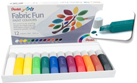 Farby do tkanin Pentel Fabric Fan 12 kolorów