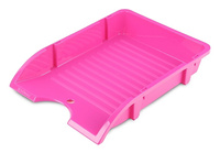 Szufladka na biurko DONAU, niełamliwa, PP, A4, różowy
