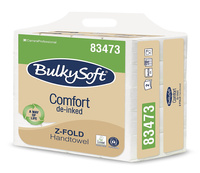 Ręczniki składane BulkySoft Comfort Z-Fold 2w celuloza białe (15x200)