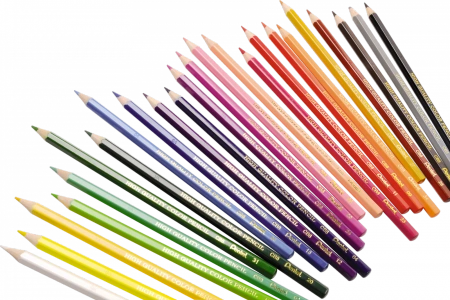 KREDKI OŁÓWKOWE PENTEL 24 KOLORY
