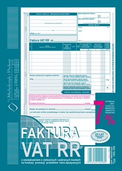 FAKTURA VAT RR A5 (O+1K)