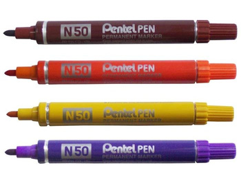 MARKER PERMANENTNY PENTEL N50 NIEBIESKI