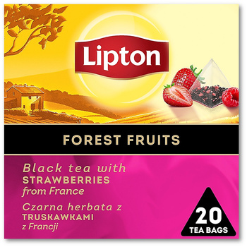 Herbata Lipton Piramid czarna Forest Fruits (20)