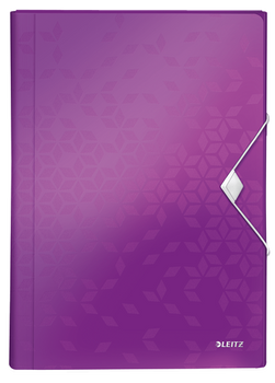 TECZKA LEITZ WOW 6 PRZEGRÓDEK FIOLETOWA
