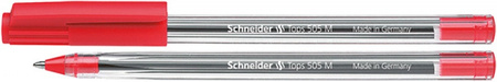 Długopis Schneider Slider Tops 505 M czerwony