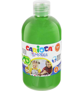 Farba tempera Carioca 500ml jasnozielona