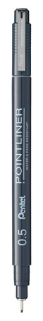 Cienkopis Pentel PointLiner 0.5mm szary