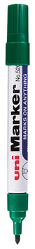 Marker permanentny Uni No.520F okrągły zielony