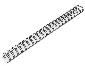 GRZBIETY DRUTOWE 3:1 14,3mm CZARNE (100)