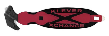 Nóż bezpieczny Klever XChange XD Smooth Kut czerwony