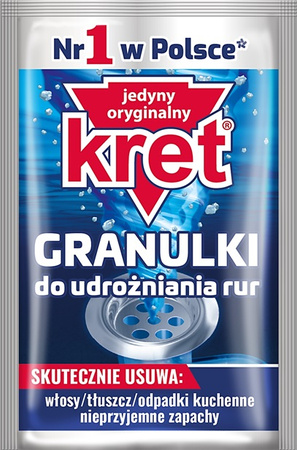 Środek do rur Kret 40g granulki 