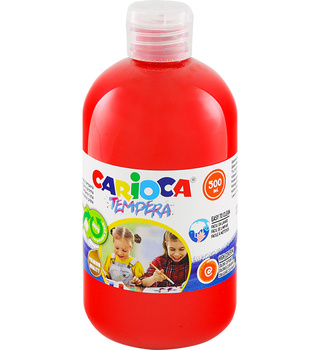 Farba tempera Carioca 500ml czerwona