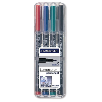 FOLIOPISY STAEDTLER LUMOCOLOR S 4 KOLORY