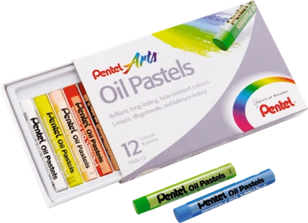 PASTELE OLEJNE PENTEL 12 KOLORÓW