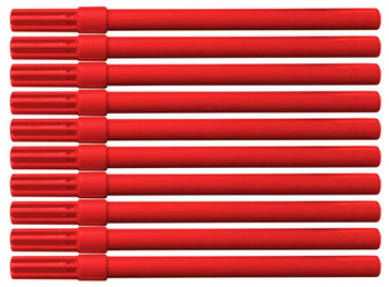 Flamastry Office Products 1.0mm czerwone (10)