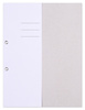 Skoroszyt OFFICE PRODUCTS Budget, karton, z oczkiem, nadruk, 1/2, A4, 250gsm, biały