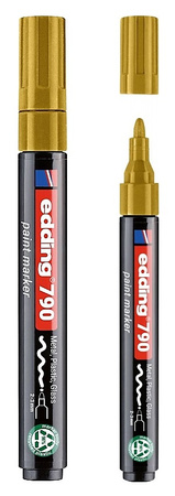 Marker olejowy Edding 790 złoty
