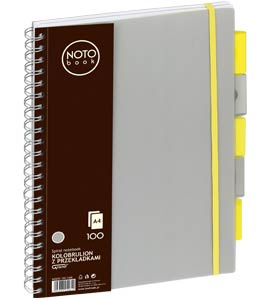 Kołobrulion Grand NOTObook A4/100k kratka szary