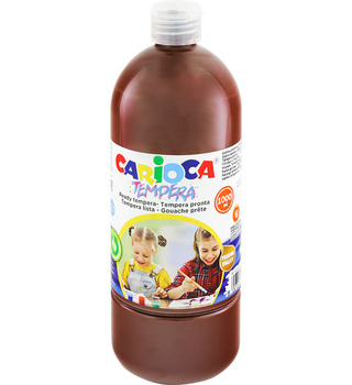 Farba tempera Carioca 1000ml brązowa