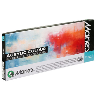 FARBY AKRYLOWE MARIE'S 12ml*12 KOLORÓW