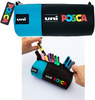 Piórnik Uni POSCA czarno-niebieski