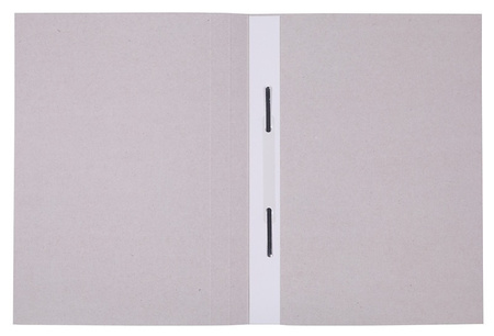 Skoroszyt OFFICE PRODUCTS Budget, z listwą, nadruk, A4, 250gsm, biały